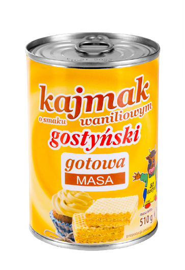 GOSTYN Kajmak o smaku waniliowym gostyński - gotowa masa 510g - Vanilla filling