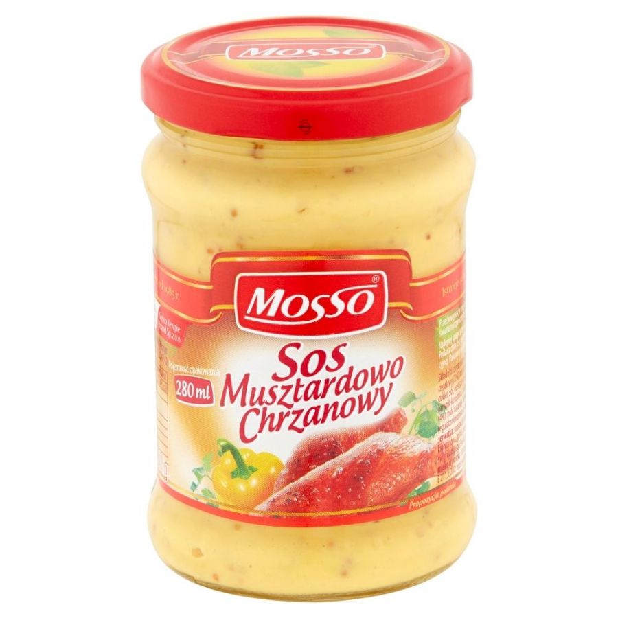 MOSSO Sos musztardowo-chrzanowy 240g - Mustard-horseradish sauce