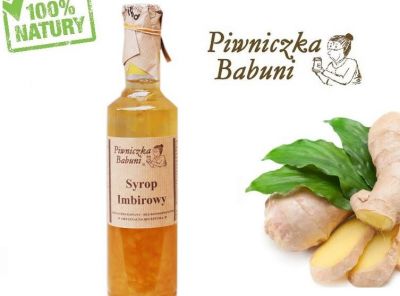 PIWNICZKA BABUNI Syrop imbirowy 500ml - Ginger syrup