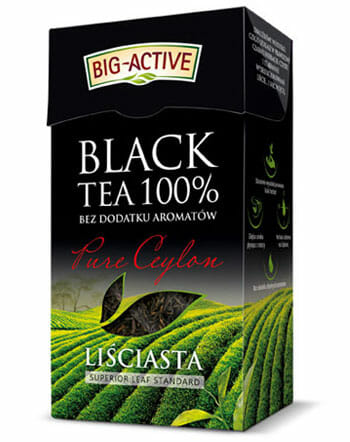 BIG ACTIVE Herbata czarna Pure Ceylon (sypka) 100g - Black tea loose