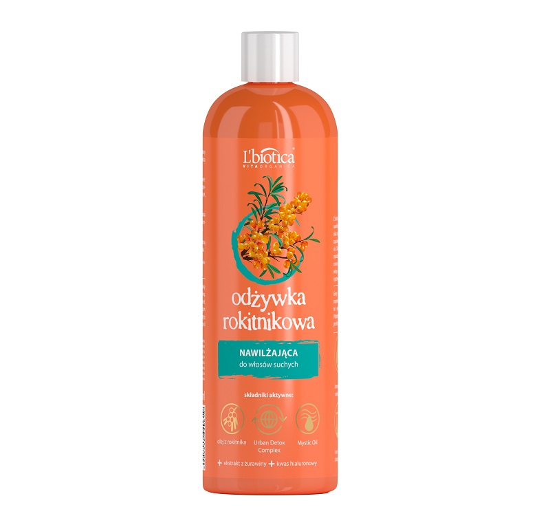 L'BIOTICA Rokitnikowa Odzywka nawilzajaca 380ml - Hydrating hair conditioner
