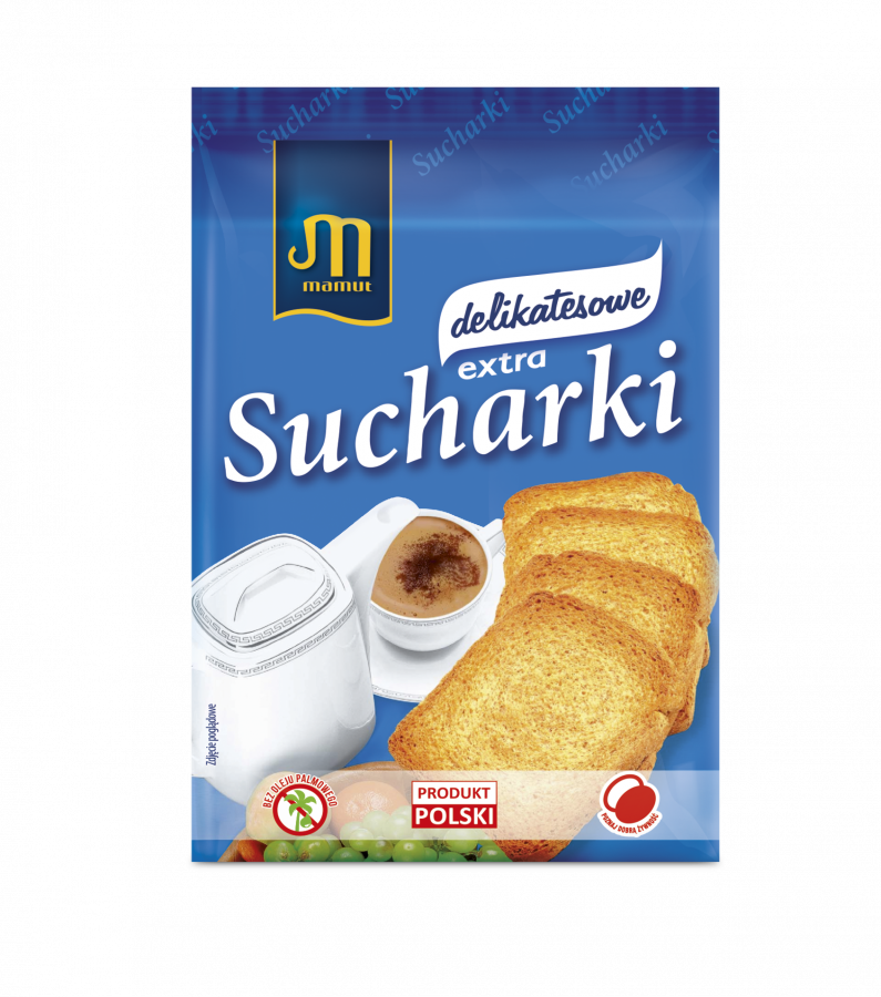MAMUT Sucharki delikatesowe extra 230g - Rusk biscuit