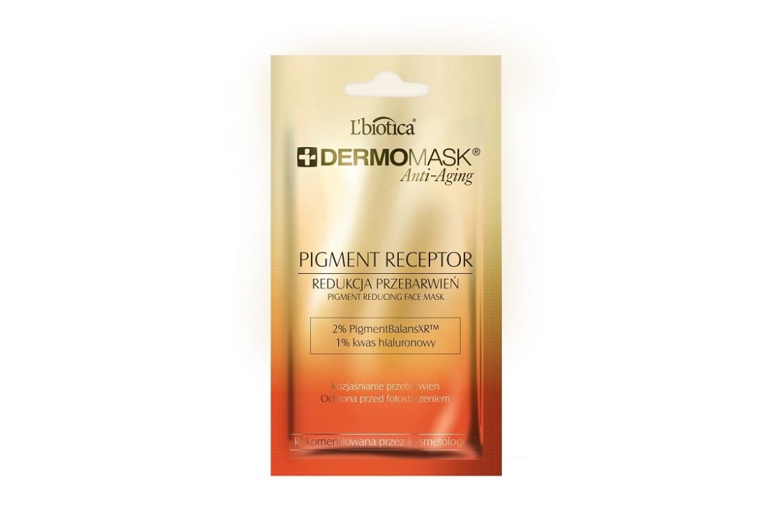 L'BIOTICA Dermomask Anti-Aging Redukcja przebarwien saszetka 12ml - Face mask reducing discoloration