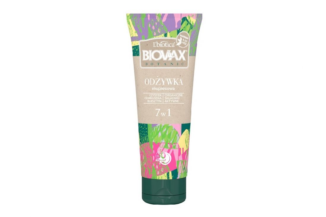 BIOVAX Botanic - Odzywka ekspresowa 7w1 Czystek, Czarnuszka, Bursztyn 200ml - Express hair conditioner