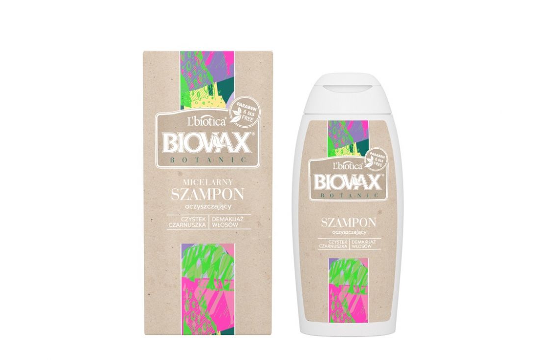 BIOVAX Botanic - Szampon Micelarny Oczyszczajacy Czystek, Czarnuszka 200ml - Micellar shampoo