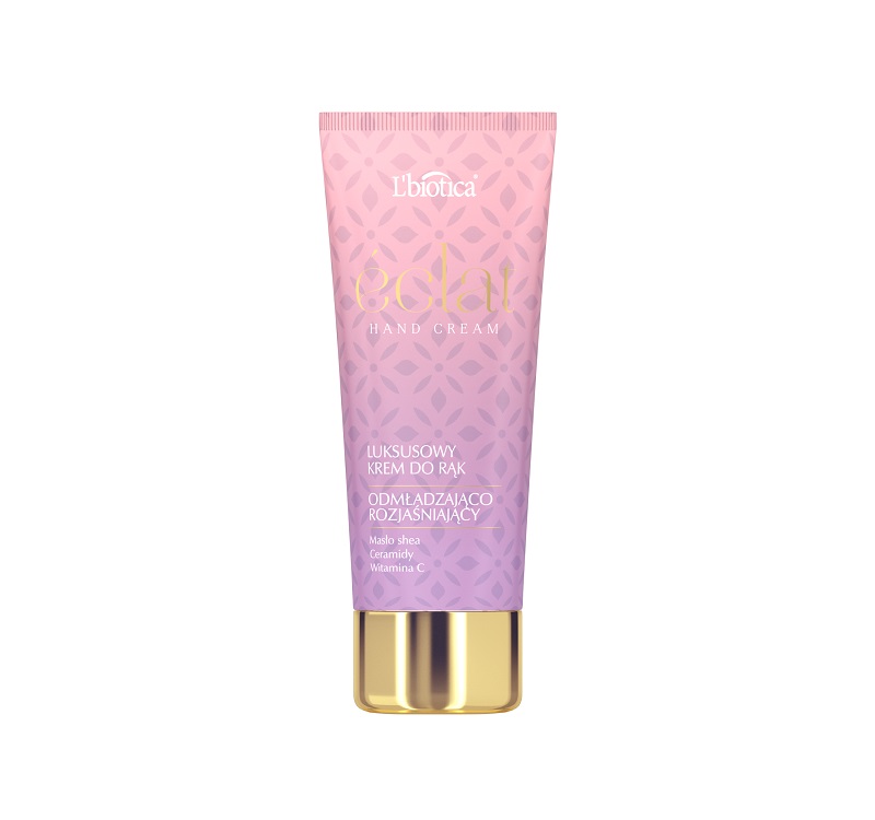 L'BIOTICA Eclat Krem do rak Odmladzajaco-rozjasniajacy 50ml - Rejuvenating & Brightening hand cream