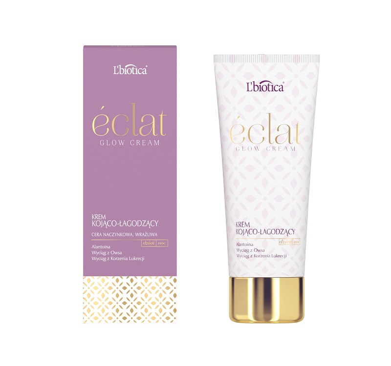 L'BIOTICA Eclat Glow Krem do twarzy Kojaco-lagodzacy 50ml - Face cream Soothing