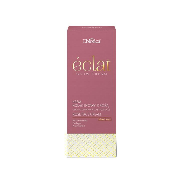 L'BIOTICA Eclat Glow Krem do twarzy Kolagenowy 50ml - Face cream Collagen