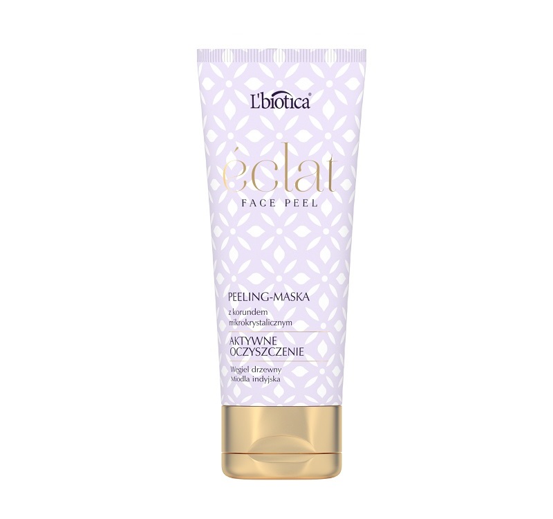 L'BIOTICA Eclat Peeling do twarzy Wegiel Aktywne Oczyszczenie 50ml - Face peeling with charcoal