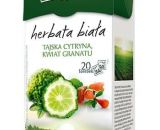 BIG ACTIVE Herbata biala z tajska cytryna i kwiatem granatu 40g - White tea with lemon and pomegranate flower