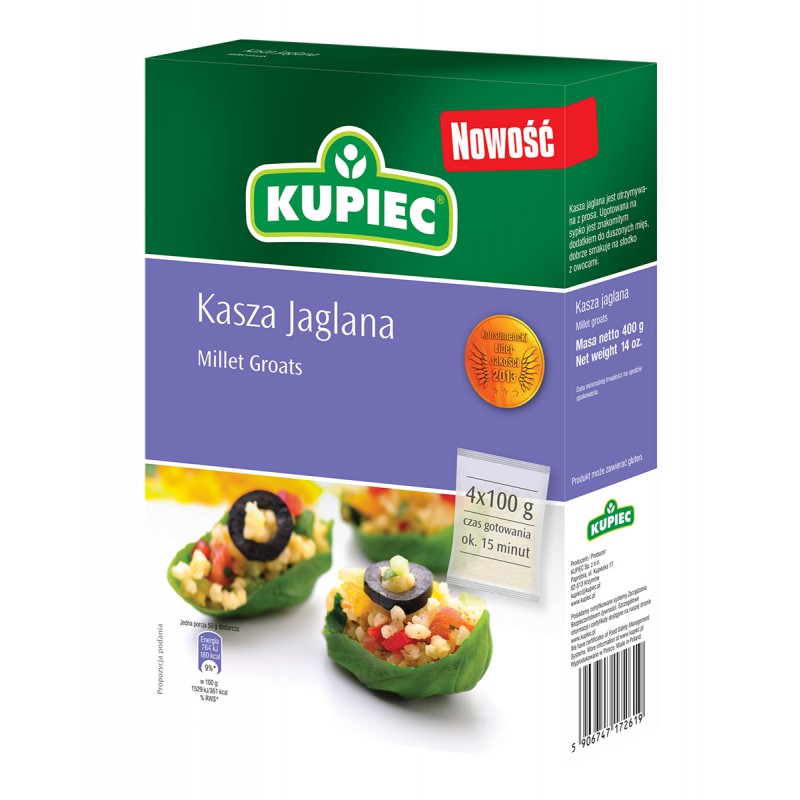 KUPIEC Kasza jaglana 4x100g - Millet