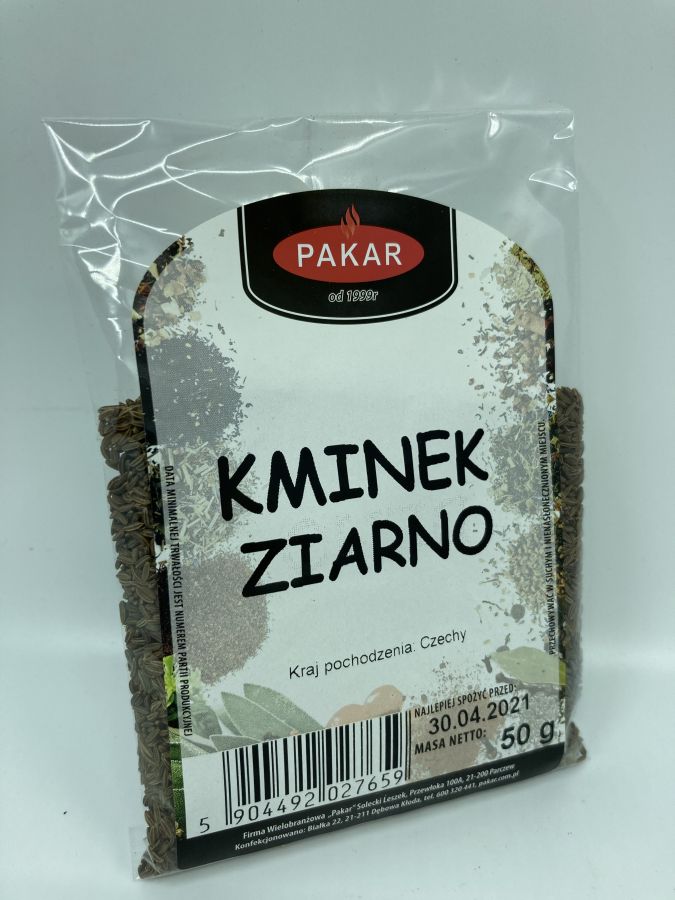 Warmia Kminek caly ziarno 50g - Caraway seeds