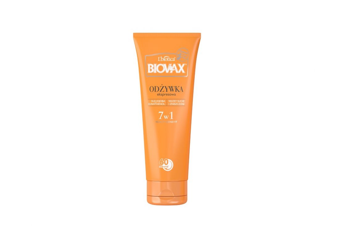 BIOVAX 7w1 Odzywka 60sek - suche i zniszczone 200ml - Conditioner for dry, damaged hair
