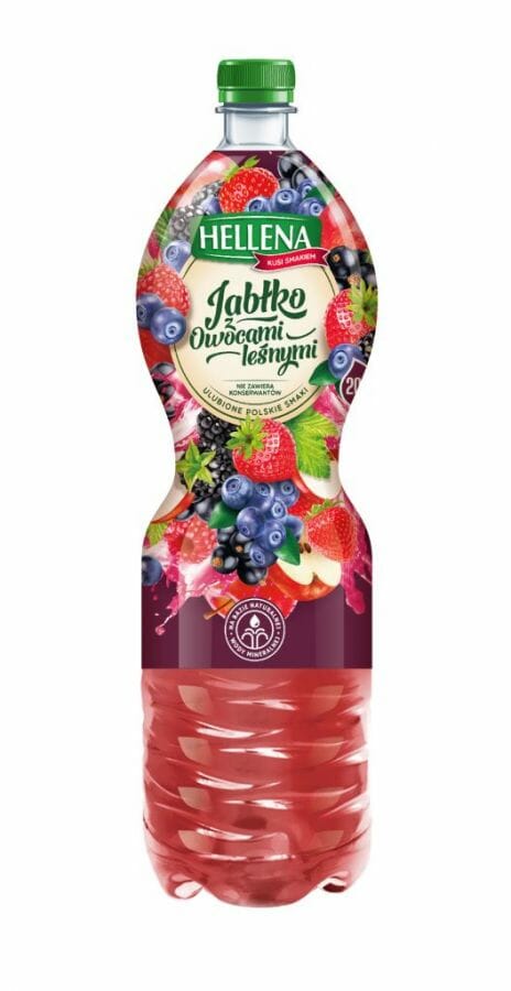 HELLENA Napoj jablko owoce lesne 1.75L - Non carbonated apple forest fruits drink