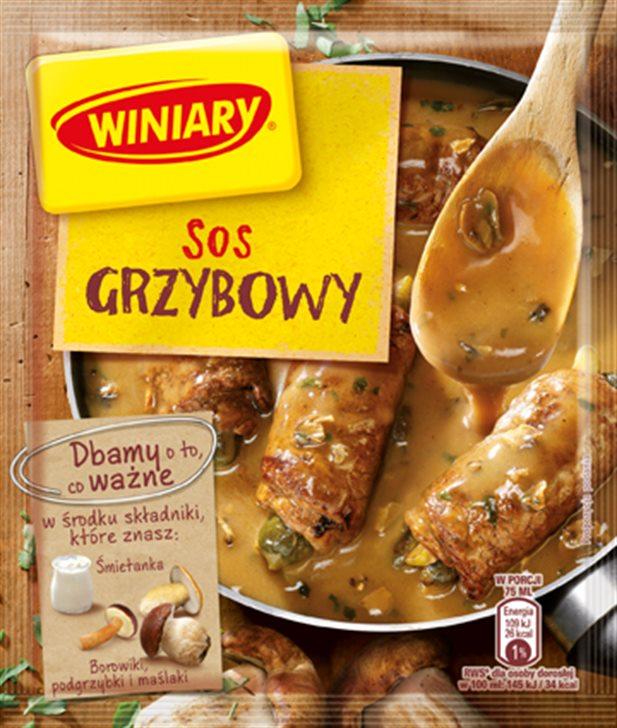 WINIARY Sos "Na kazdy dzien" grzybowy 28g - Mushroom sauce