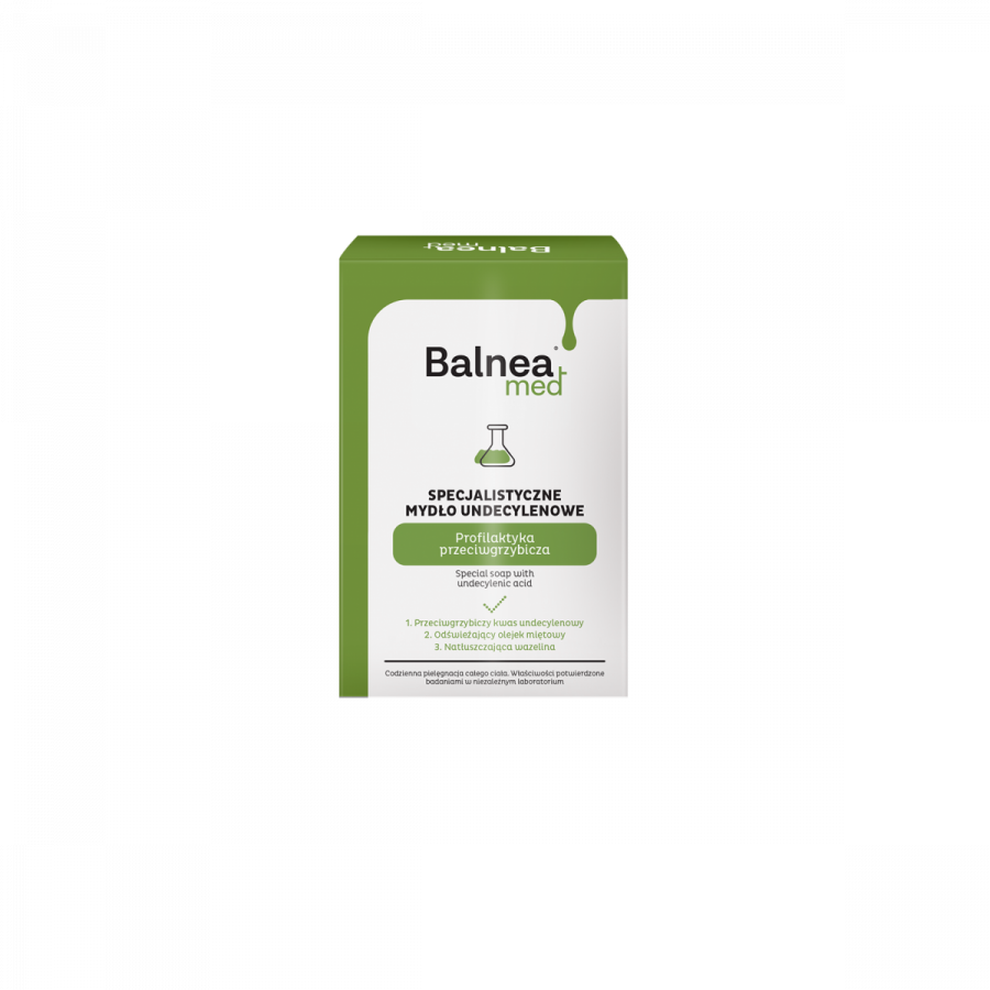 BALNEA MED Mydlo undecylenowe Profilaktyka przeciwgrzybiczna 100g - Antifungal soap