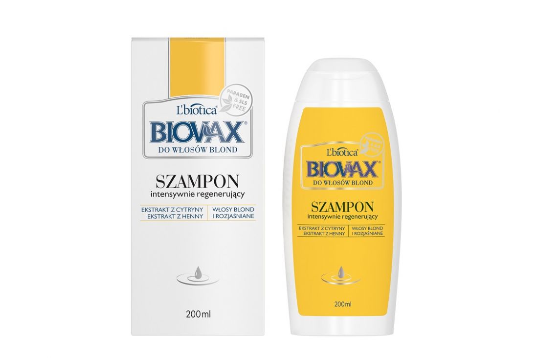 BIOVAX - Szampon regenerujący do włosów blond i rozjaśnianych 200 ml - Regenerating shampoo for blonde hair