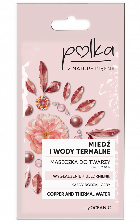 POLKA Miedz i Wody Termalne Maseczka do twarzy wygladzenie+ujedrnienie 8 ml - Firming + Smoothing Face mask