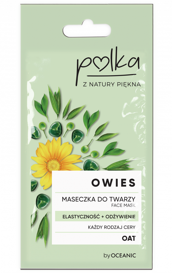 POLKA Owies Maseczka do twarzy elastycznosc+odzywienie 8 ml - Firmness + Nourishing Face mask