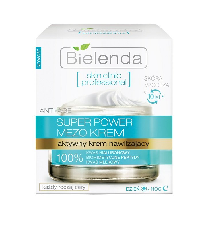 BIELENDA Skin Clinic Professional Aktywny krem nawilzajacy na dzien i na noc 50ml - Actively Moisturizing face cream