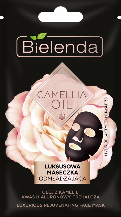 BIELENDA Camellia Oil Luksusowa maseczka odmładzająca w płacie 1pcs - Luxurious rejuvenating sheet mask
