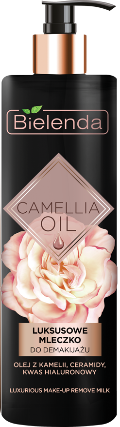 BIELENDA Camellia Oil Luksusowe mleczko do demakijazu twarzy 200ml - Luxurious make-up removing milk