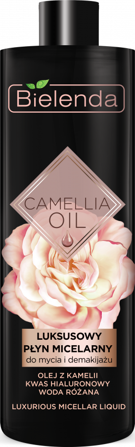 BIELENDA Camellia Oil Luksusowy plyn micelarny do mycia i demakijazu 500ml - Luxurious micellar liquid