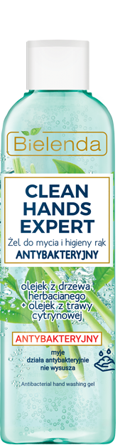 BIELENDA Clean Hands Expert Zel antybakteryjny 200g - Antibacterial hand gel