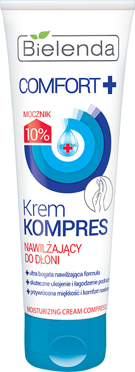 BIELENDA Comfort Krem Kompres nawilzajacy do dloni 75ml - Hand cream moisturizing compress