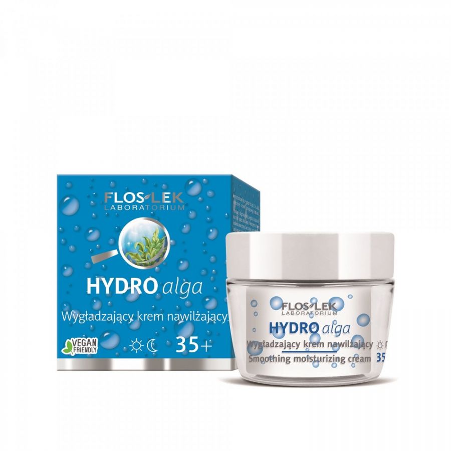 FLOSLEK Hydro Alga Wygładzający krem nawilżający 35+ 50ml - Smoothing moisturizing cream