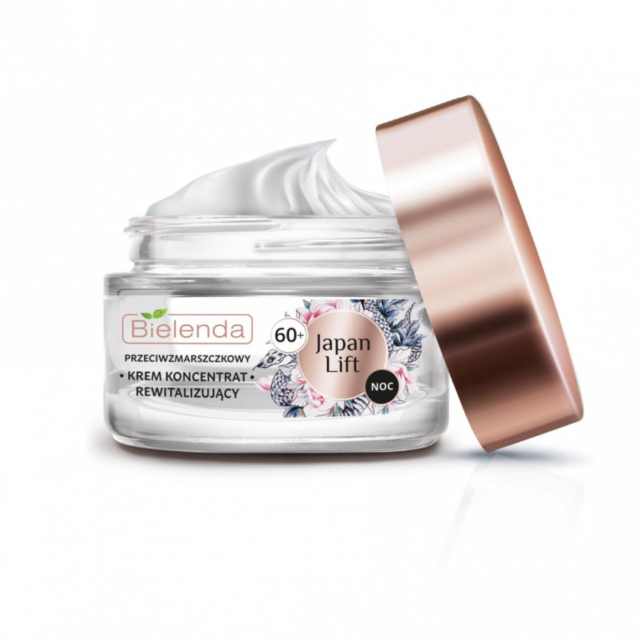 BIELENDA Japan Lift Rewitalizujacy krem przeciwzmarszczkowy 60+ noc 50ml - Revitalizing antiwrinkle face cream - concentrate 60+ night