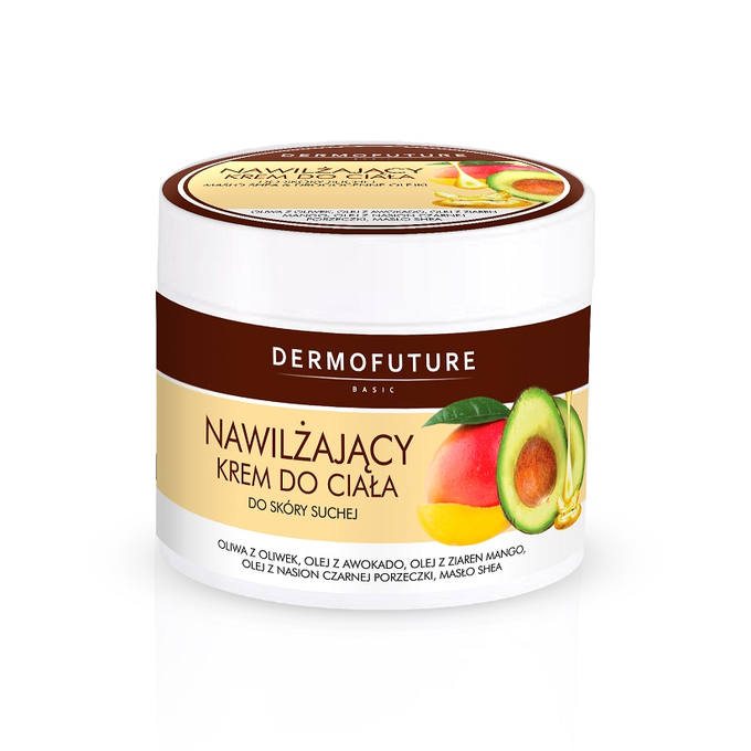 DERMOFUTURE Krem do ciala nawilzajacy Oliwa z oliwek, olej awokado 300 ml - Moisturizing body cream