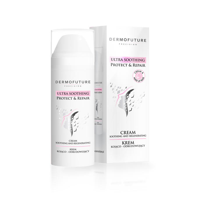 DERMOFUTURE Krem kojaco-odbudowujacy 50 ml - Soothing and regenerating face cream