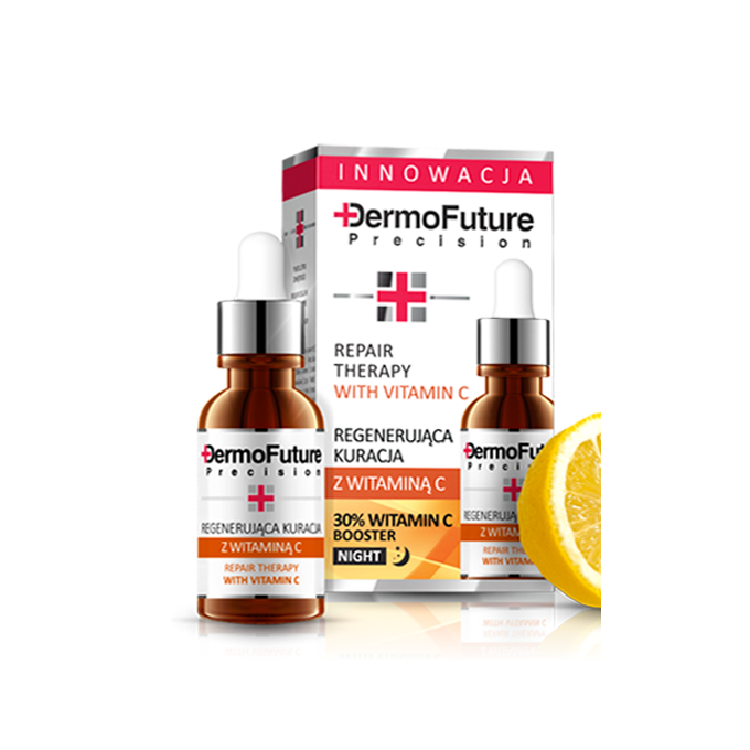 DERMOFUTURE Kuracja regenenerujaca z Vit.C (30%) na noc 20ml - Repair therapy with Vit C for night