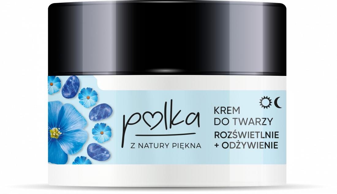 POLKA Len Krem do twarzy rozswietlenie+odzywienie dzien/noc 50 ml - Glow + Nourishment Face cream
