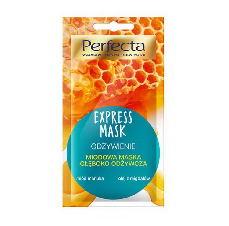 PERFECTA Beauty Maseczka Miodowa gleboko odzywcza 8ml - Deeply Nourishing Honey Mask