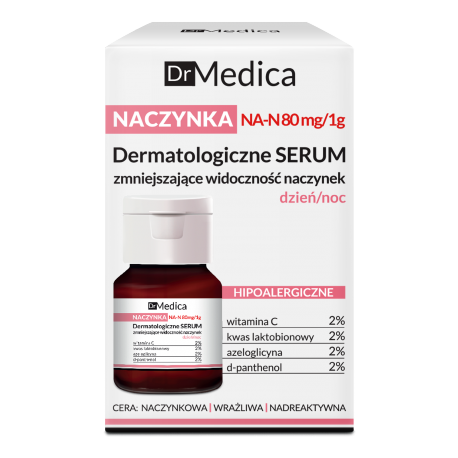 Dr Medica Naczynka Dermatologiczne serum zmniejszajace widocznosc naczynek 30ml - CAPILLARIES - Face serum