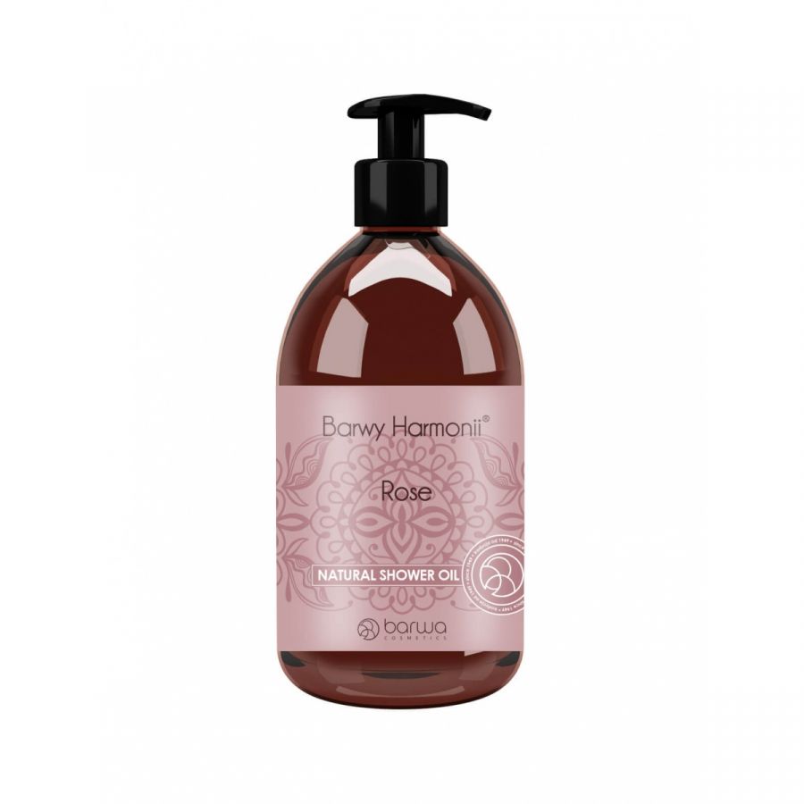 BARWY HARMONII Olejek pod prysznic ROSE 440ml - Natural shower oil Rose