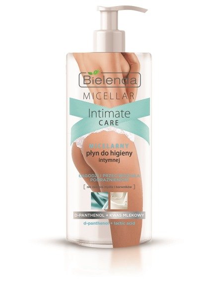 BIELENDA Micelarny płyn do higieny intymnej D-panthenol + Kwas Mlekowy 300ml - Micellar gel for intimate hygiene