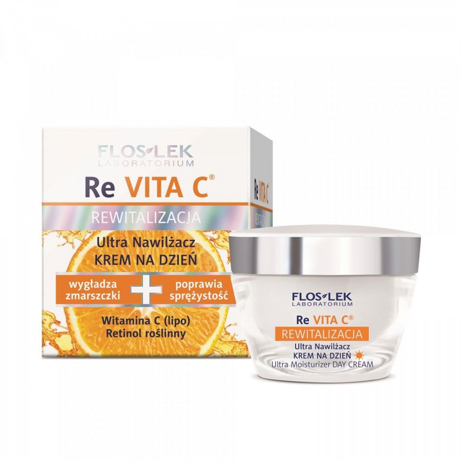 FLOSLEK Revita C Ultra nawilzajacy krem na dzien RETINOL 50ml - Moisturizing day cream