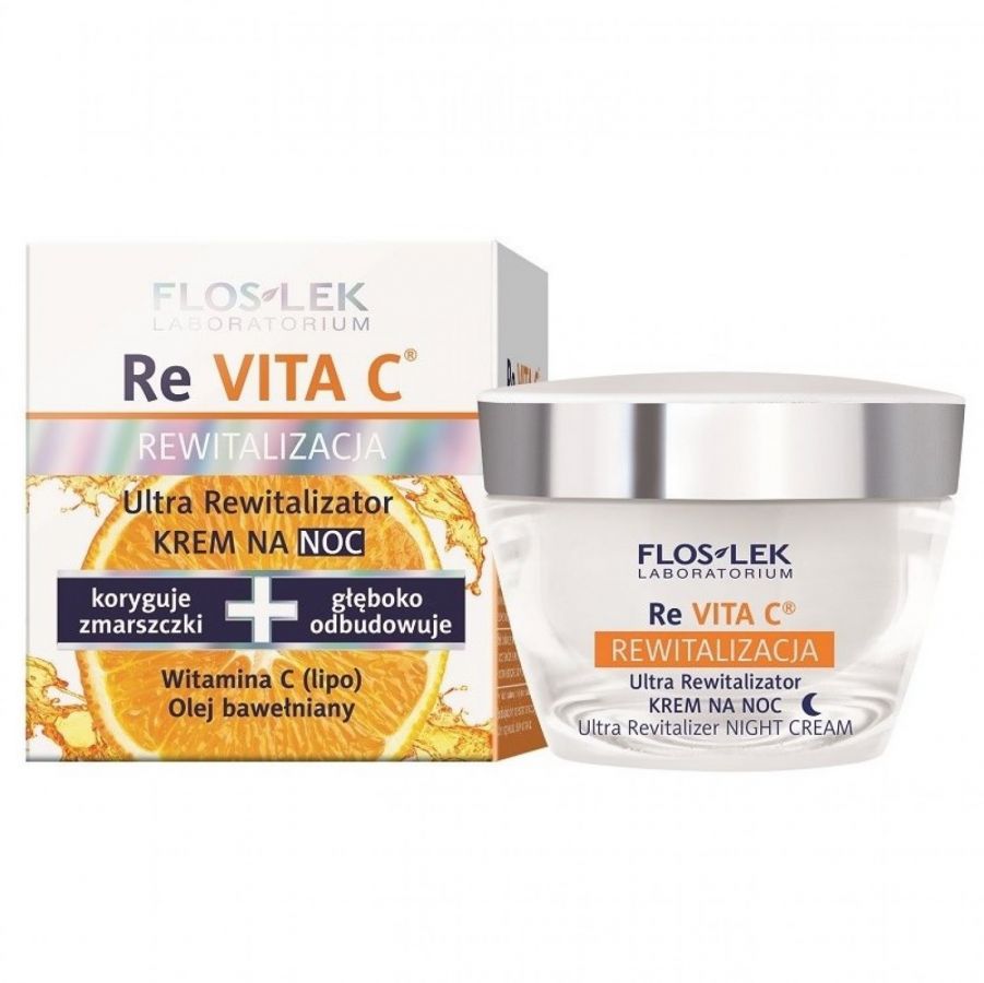 FLOSLEK Revita C Ultra rewitalizujacy krem na noc RETINOL 50ml - Revitalizing night cream