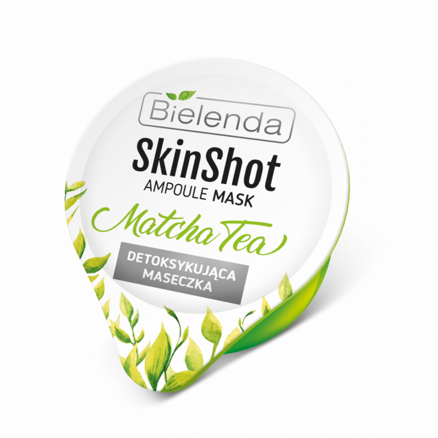 BIELENDA Skin Shot Maseczka Detoksykująca Matcha Tea 8g - Detoxifying face mask with matcha tea