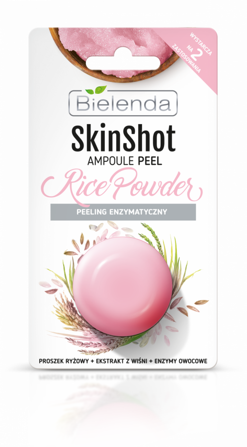 BIELENDA Skin Shot Peeling enzymatyczny Rice Powder 8g - Enzymatic face scrub with rice powder