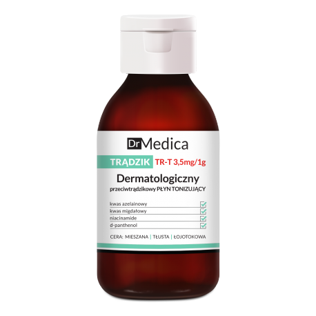 Dr Medica Tradzik Dermatologiczny przeciwtradzikowy plyn tonizujacy 250ml - ACNE - Face toner