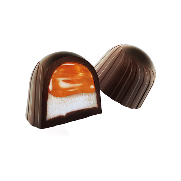 VOBRO Czekoladki Coconut & Caramel 1kg - Chocolate pralines with coconut and caramel filling