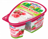 Serek wiejski z malinami I zurawina 150 g Piknik Express - Online Polish Online Grocery Shop