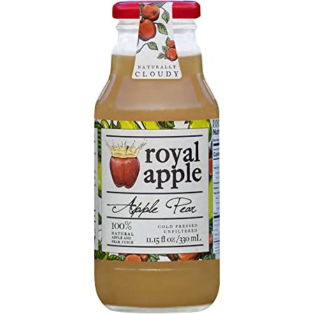 ROYAL APPLE 100 % Naturalny sok Jablko Gruszka 330ml - Natural Apple Pear juice