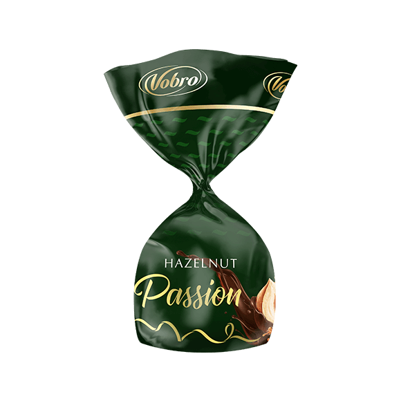 VOBRO Czekoladki Hazelnut Passion 182g - Chocolate pralines with nutty filling