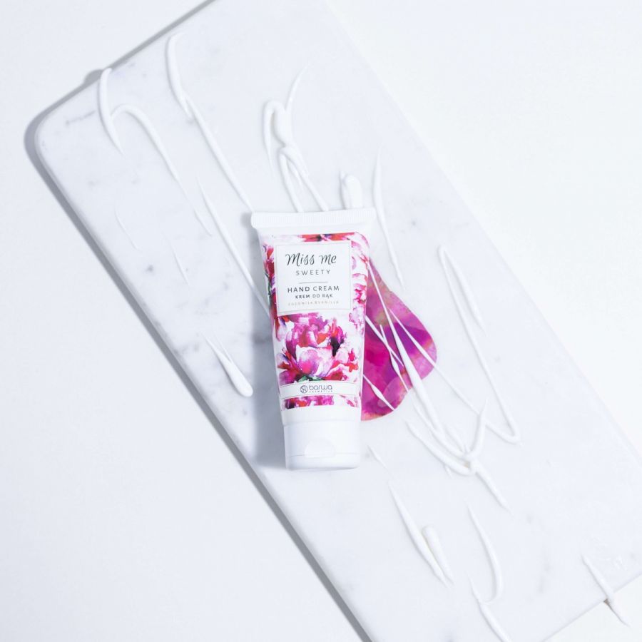 BARWA Miss Me Krem do rak Sweety Mleko kokosowe i Wanilia 50ml - Hand cream with Cocomilk&Vanilla
