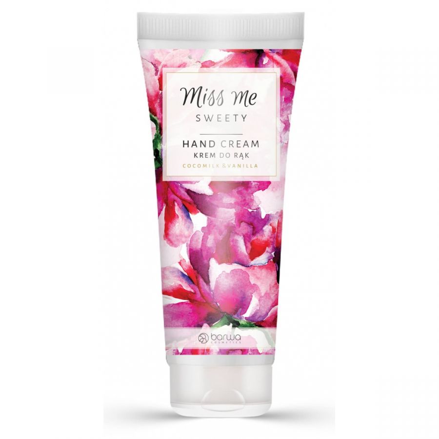 BARWA Miss Me Krem do rak Sweety Mleko kokosowe i Wanilia 50ml - Hand cream with Cocomilk&Vanilla